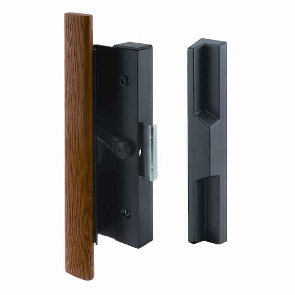 PATIO DOOR HANDLE BLACK ALUM/WOOD (C 1126)