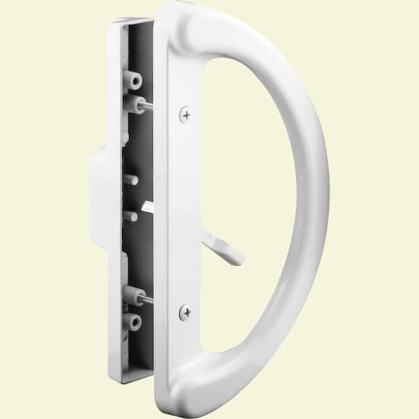 WHITE PATIO DR HANDLE MORTISE STYLE (C 1225)