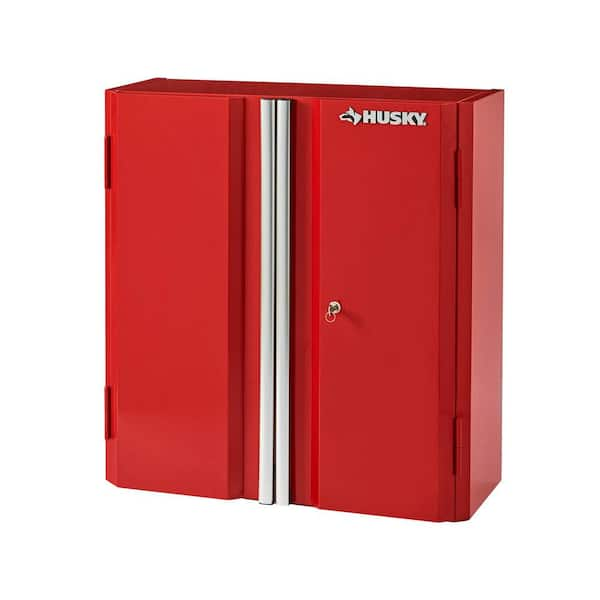 Ready-to-Assemble 24-Gauge Steel Wall Mounted Garage Cabinet in Red (G2802WR-US)