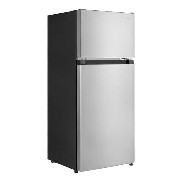 4.5 cu. ft. 2-Door Mini Refrigerator in Platinum Steel with Freezer (HVDR45PS)