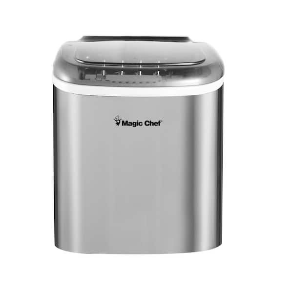 27 lbs. Bullet Ice Countertop Ice Maker in Stainless Steel (HMIM27ST)