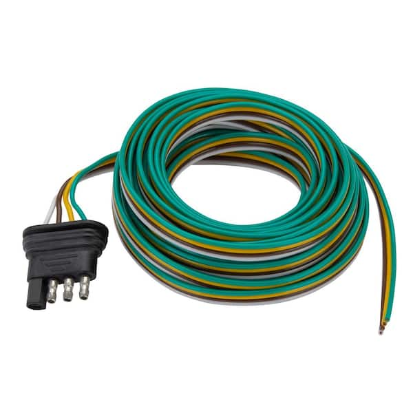 21 ft., 4-Way Flat Trailer Light Wiring Connector (1482)