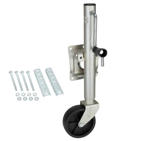 1,000 lbs. Capacity 10 in. Lift Side Wind Swing Down Bolt On Trailer Jack (7286)