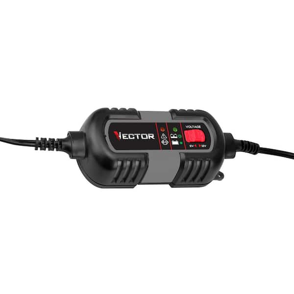 1.5 Amp Battery Charger, Battery Maintainer, Trickle Charger, 6V and 12V, Fully Automatic (BM315V)