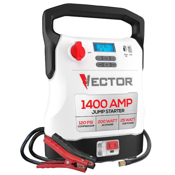 1400A Jump Starter, Compressor, USB and AC Power (VECJ14C)