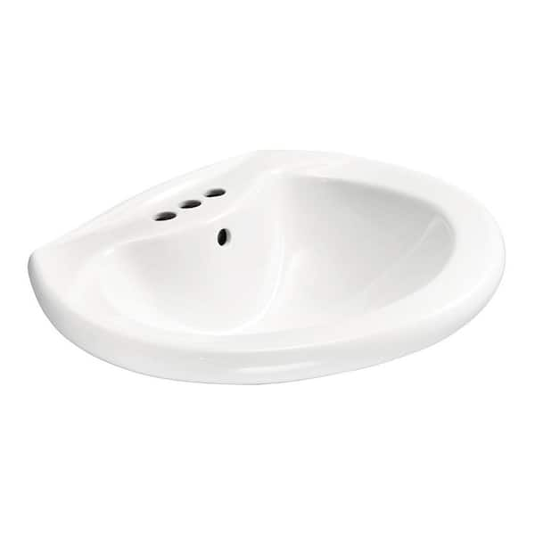 SHELBURNE WHITE PEDESTAL SINK BASIN (F3004W)