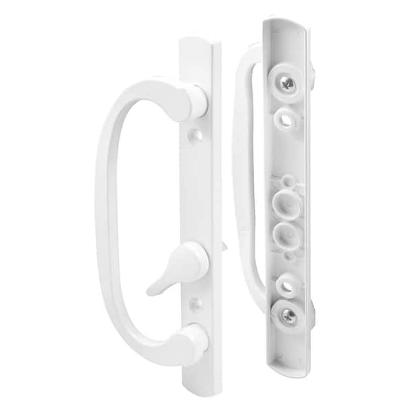 WHITE PATIO DOOR HANDLE SET (C 1280)